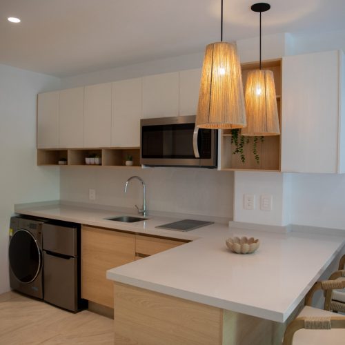 Studio with mountain view