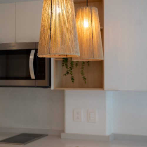 Studio with mountain view