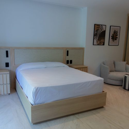 Studio with mountain view