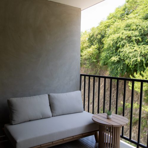 Studio with mountain view