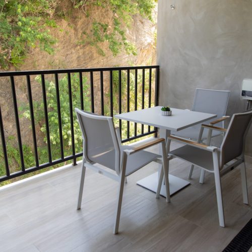 Studio with mountain view